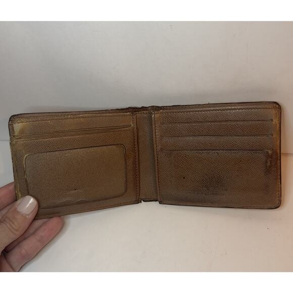 Authentic Louis Vuitton Men's Bifold Wallet Pre-used Vintage - Picture 9 of 16